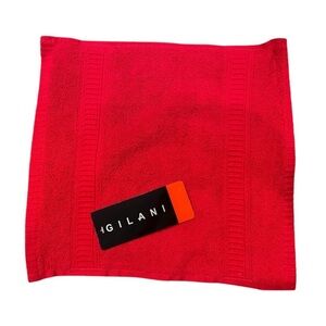 New 24 Washcloths / facecloths / small towels Christmas decor red colour